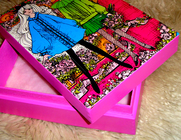 Upcycled 60s Barbie Box