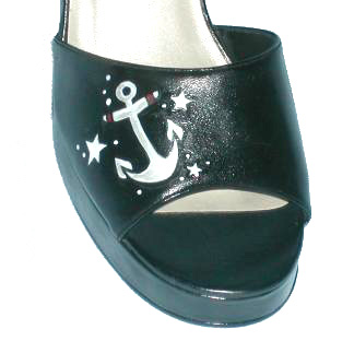 Tattoo Style Anchor Shoes