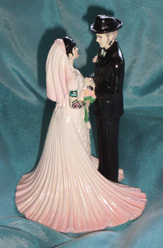 Tattooed Wedding Cake Topper