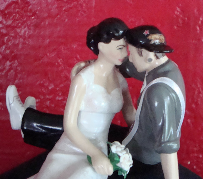 Custom Tattooed Cake Topper with Hat