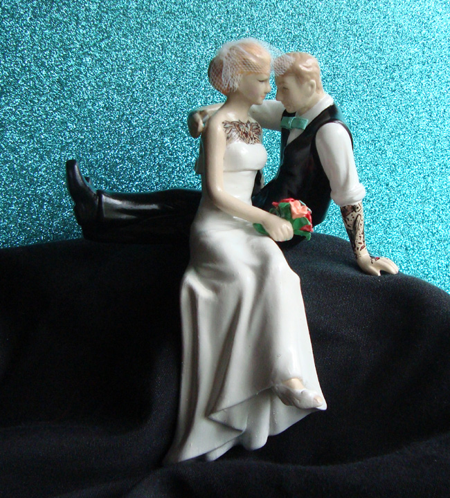 Custom Tattooed Wedding Topper
