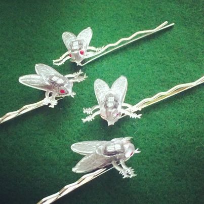 Red Rose Hairpin