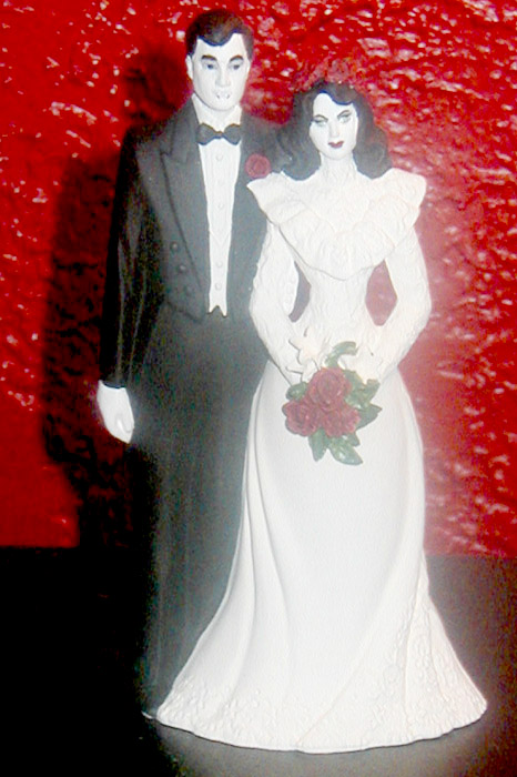 Vampire Wedding Cake Topper