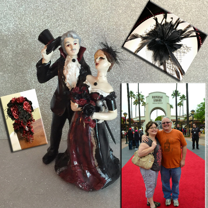 Custom Vampire Cake Topper