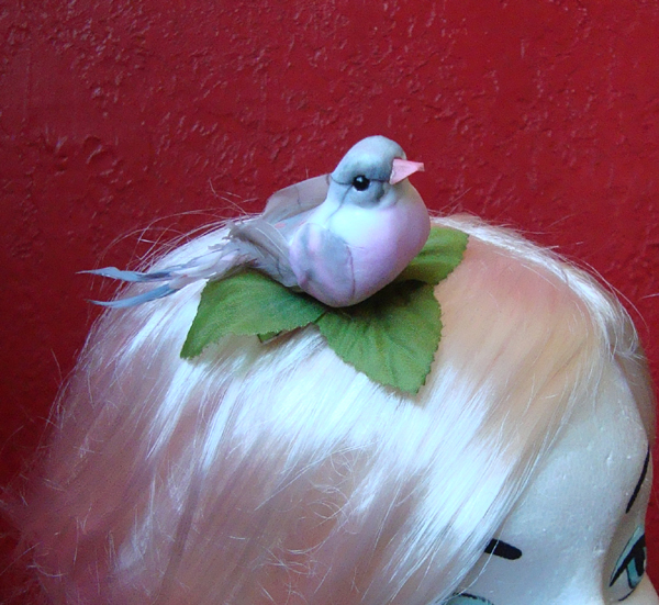 Pink Bird Hair Clip