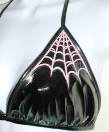 PINK SPIDERWEB HALTER