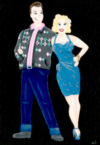 Custom Couple Painting