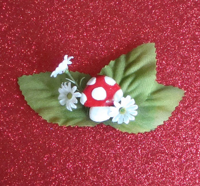 Toadstool Hair Bow